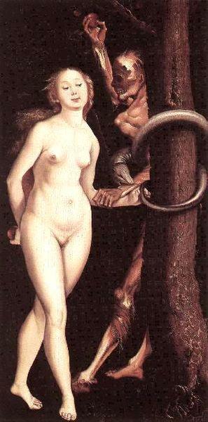 Hans Baldung Grien Eve, Serpent and Death oil painting image
